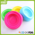 Plastic Fashion Single Pet Bowl (HN-PB865)